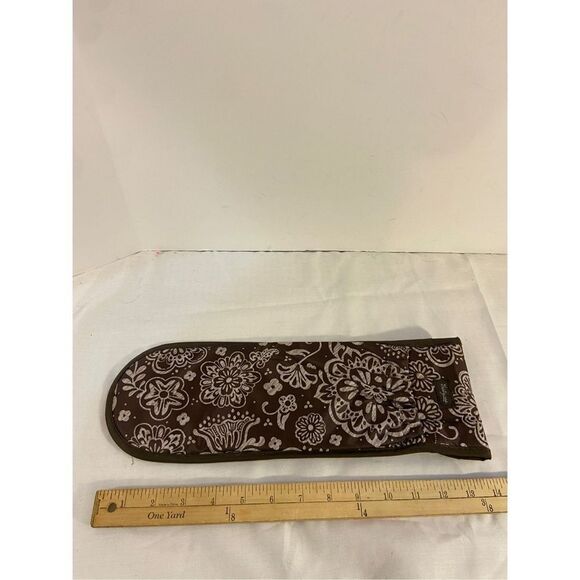 Thirty one travel Curling iron bag sleeve brown white insulated 14x5" - Picture 2 of 4